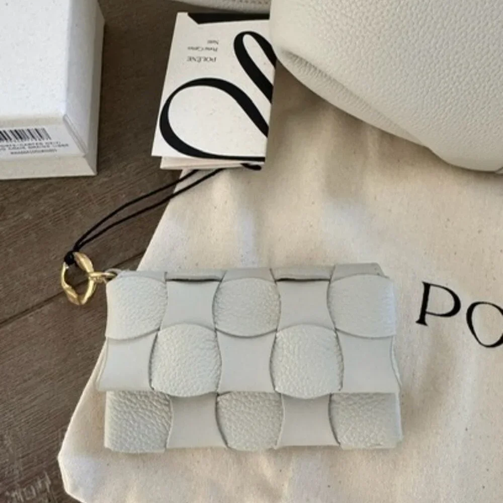 Polene BERI Edition Textured Grain Handbag Crossbody and Neiti Card Holder NWT - Picture 5 of 6